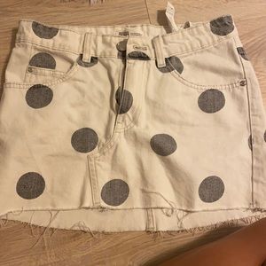 Zara polka dot skirt